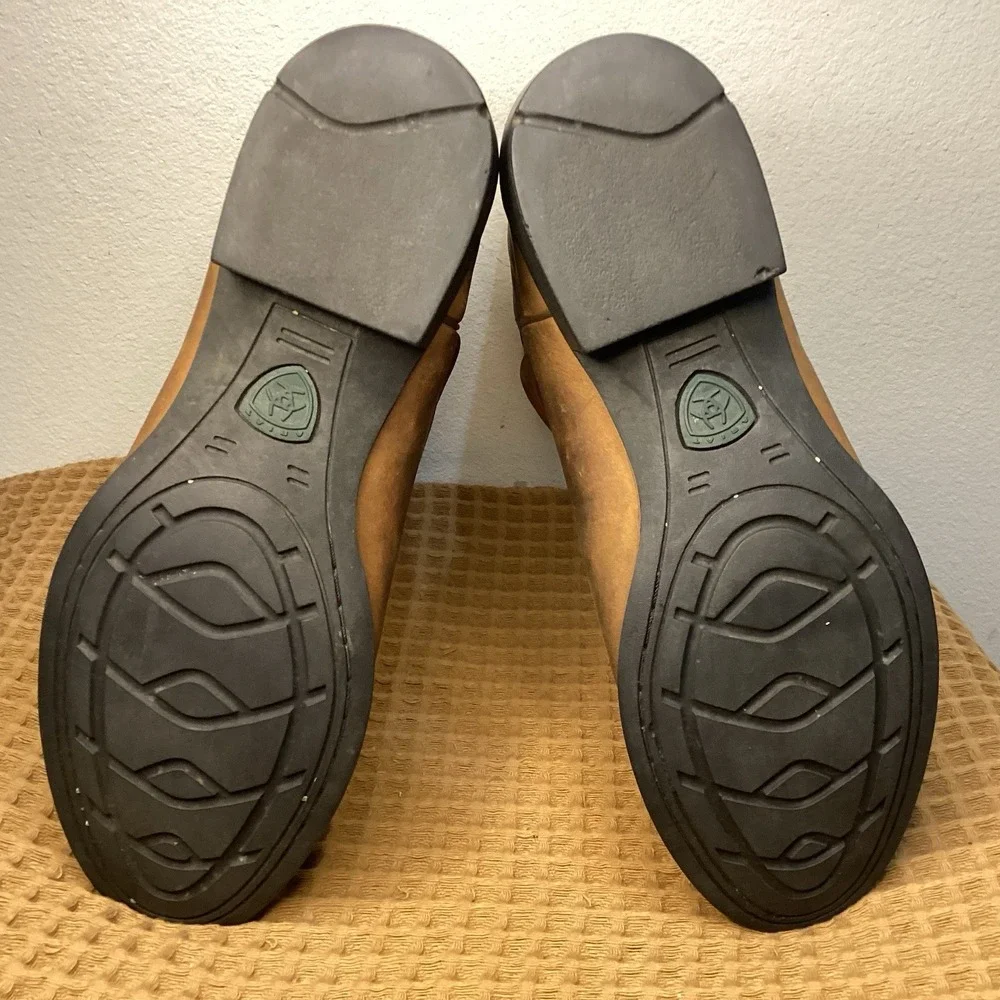 Ariat Heritage Roper Mens Sz 11.5 D US 35525 Brown Leather Cowboy Boot Western - Picture 5 of 11